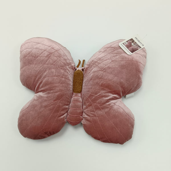 HOJKFCB Decorative 3D pillows and cushions Butterfly Decorative Pillow with Embroidered Details, Pink