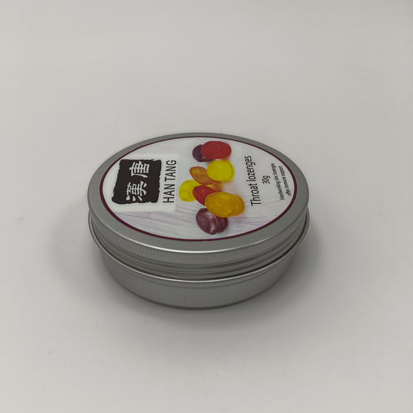 HAN TANG Throat lozenges 30g tin can, immune support & throat discomfort relief, colorful candy design