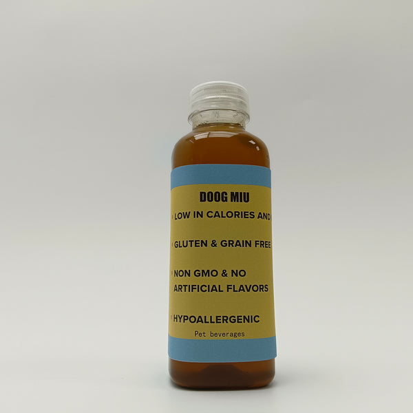 DOOG MIU Pet beverages Low-calorie, gluten-free grains, hypoallergenic formula, natural pet drink