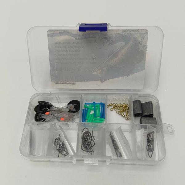 KITHWILD Fishing tackle Freshwater Fishing Tackle Kit with Plastic Box, 83 Pieces