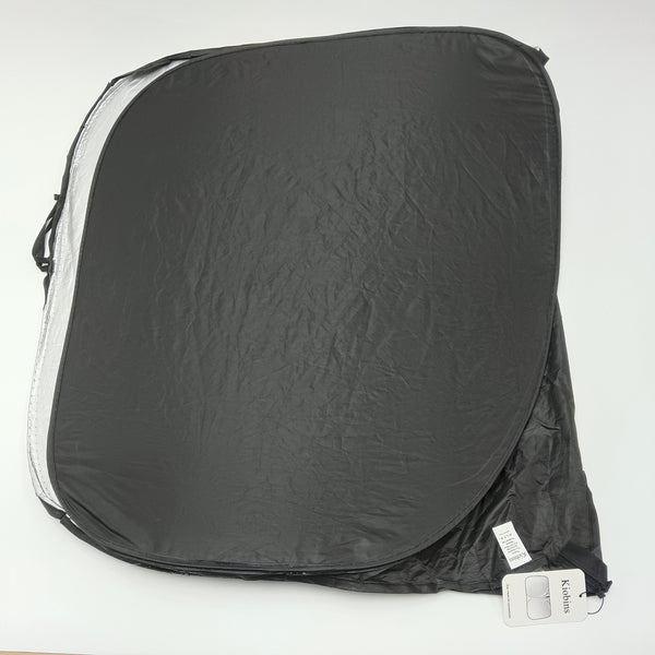 Kiobins Sun visors for automobiles Collapsible Automobile Sun Visor, Silver Reflective Polyester
