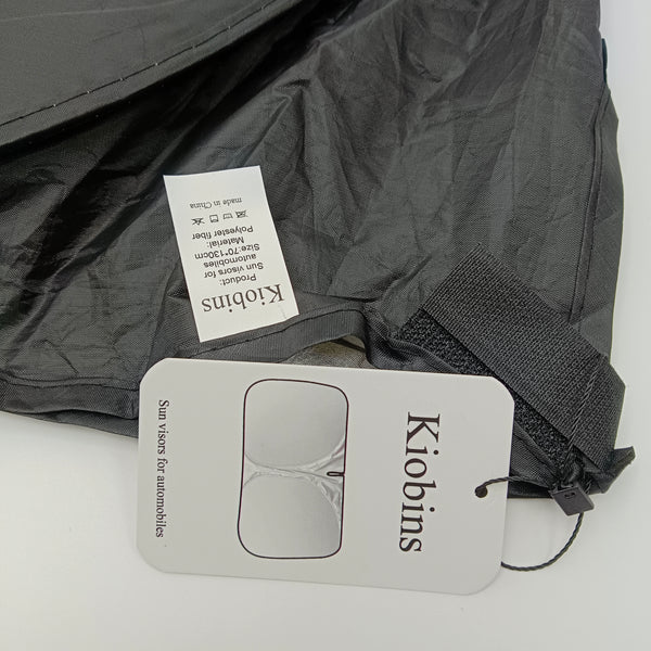 Kiobins Sun visors for automobiles Collapsible Automobile Sun Visor, Silver Reflective Polyester