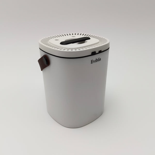Eviblis Humidifiers for household purposes Portable Household Humidifier, White, Cylindrical Shape with Handle, Touch Control
