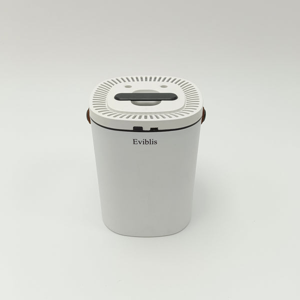 Eviblis Humidifiers for household purposes Portable Household Humidifier, White, Cylindrical Shape with Handle, Touch Control