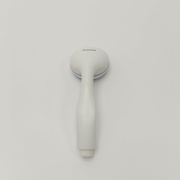 Posmela Shower head sprayers Handheld Shower Head Sprayer, White with Blue Accents, Multi-Function Spray Settings
