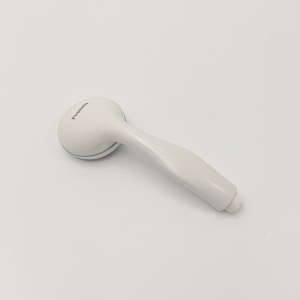 Posmela Shower head sprayers Handheld Shower Head Sprayer, White with Blue Accents, Multi-Function Spray Settings