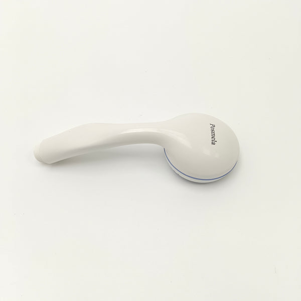 Posmela Shower head sprayers Handheld Shower Head Sprayer, White with Blue Accents, Multi-Function Spray Settings