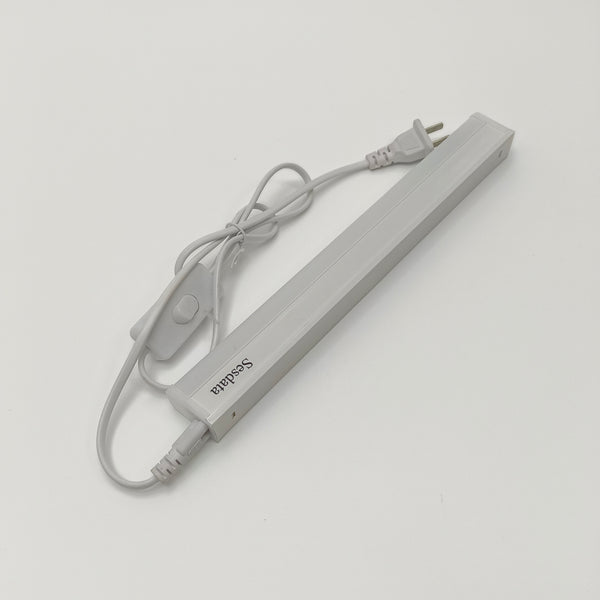 Sesdata LED lamps LED Tube Light with Power Cord, White, Plug-in Fluorescent Lamp with On/Off Switch