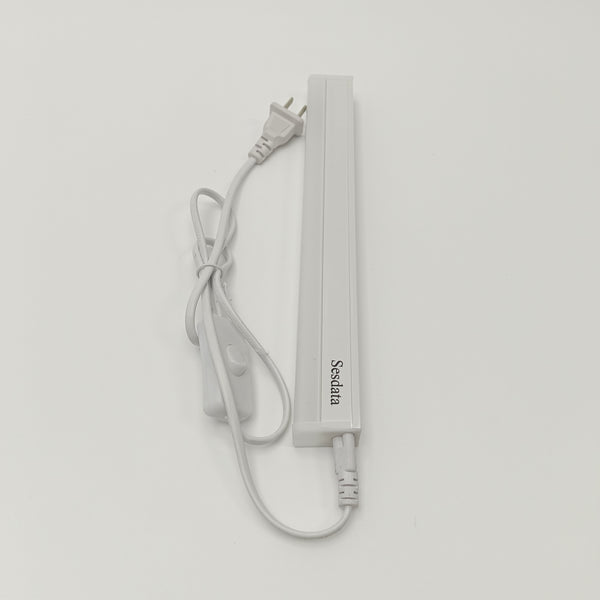 Sesdata LED lamps LED Tube Light with Power Cord, White, Plug-in Fluorescent Lamp with On/Off Switch