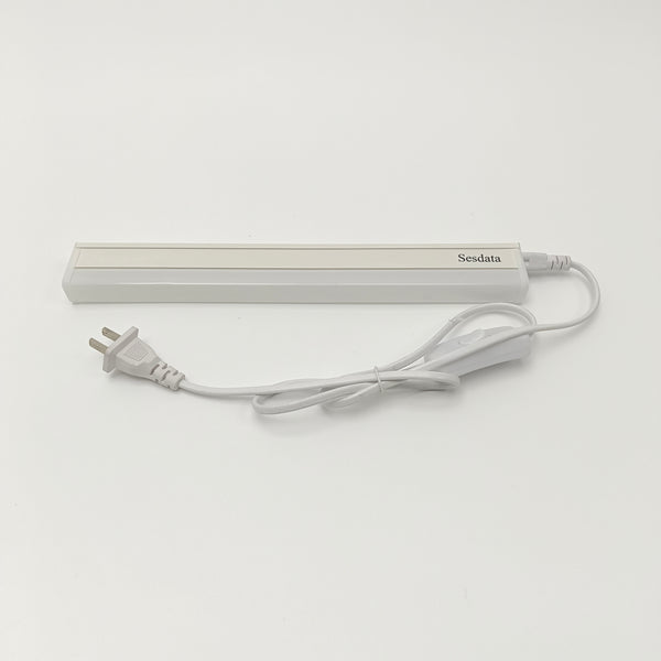 Sesdata LED lamps LED Tube Light with Power Cord, White, Plug-in Fluorescent Lamp with On/Off Switch