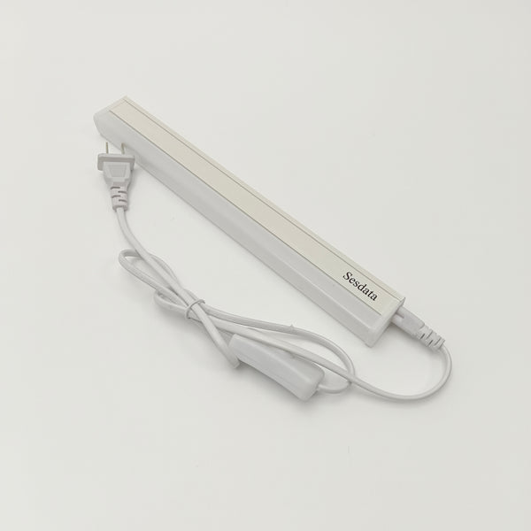 Sesdata LED lamps LED Tube Light with Power Cord, White, Plug-in Fluorescent Lamp with On/Off Switch
