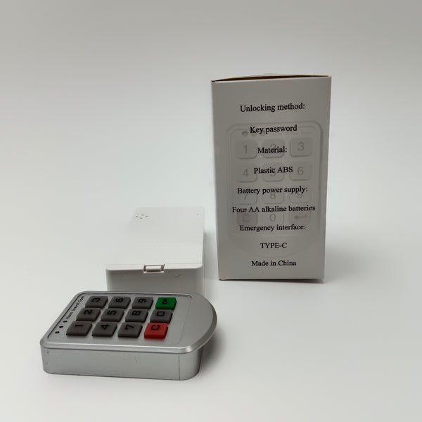 Girbelo Electronic locks Electronic Keypad Lock, Key Password Unlocking, Plastic ABS Material, TYPE-C Emergency Interface