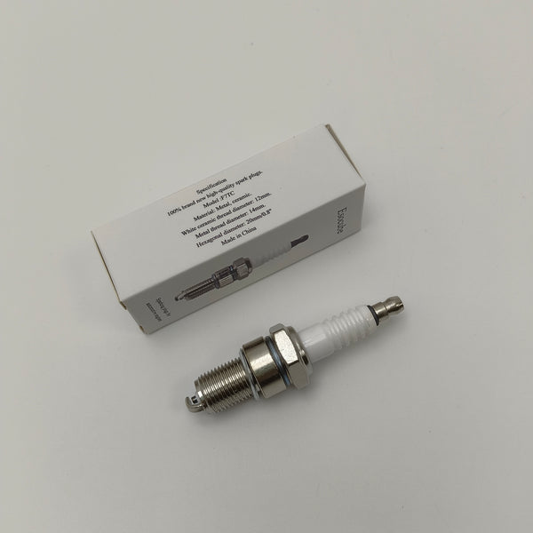 Esocube Sparking plugs for automotive engines White Ceramic Spark Plug for Automotive Engines, with Hexagonal Metal Body