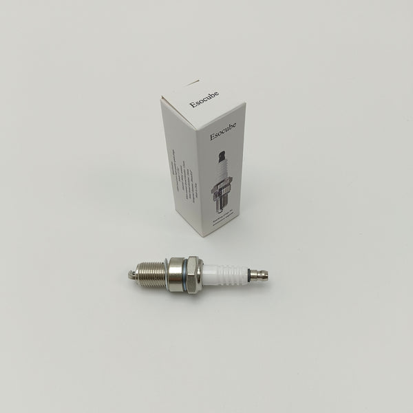 Esocube Sparking plugs for automotive engines White Ceramic Spark Plug for Automotive Engines, with Hexagonal Metal Body