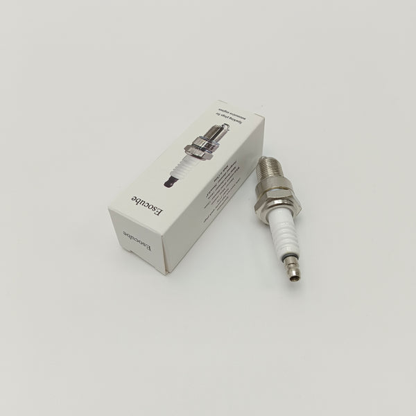 Esocube Sparking plugs for automotive engines White Ceramic Spark Plug for Automotive Engines, with Hexagonal Metal Body