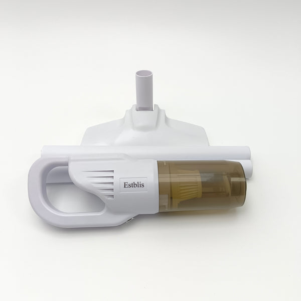 Estblis Vacuum cleaners for household purposes Handheld Vacuum Cleaner with Attachments with Dust Collection Chamber, White