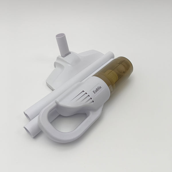 Estblis Vacuum cleaners for household purposes Handheld Vacuum Cleaner with Attachments with Dust Collection Chamber, White