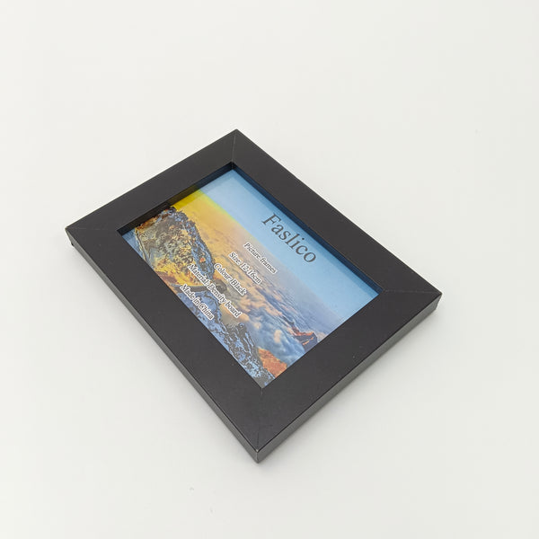Faslico Picture frames Black Picture Frame, 12x16cm, Density Board, Wall and Tabletop Display
