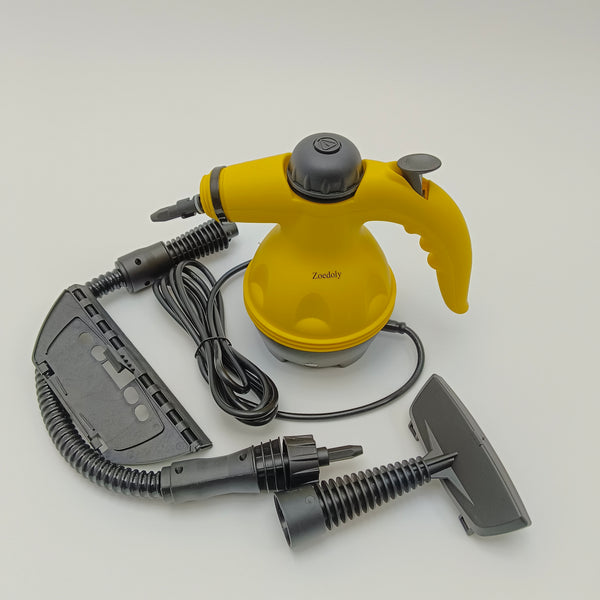 Zoedoly Steam cleaning machines Handheld Steam Cleaner with Accessories, Yellow and Black, Multi-Surface Cleaning