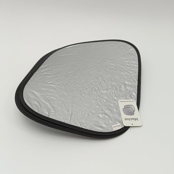 MiniAnt Sun visors for automobiles Foldable Car Windshield Sun Visor Shade, Silver