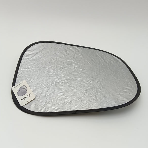 MiniAnt Sun visors for automobiles Foldable Car Windshield Sun Visor Shade, Silver