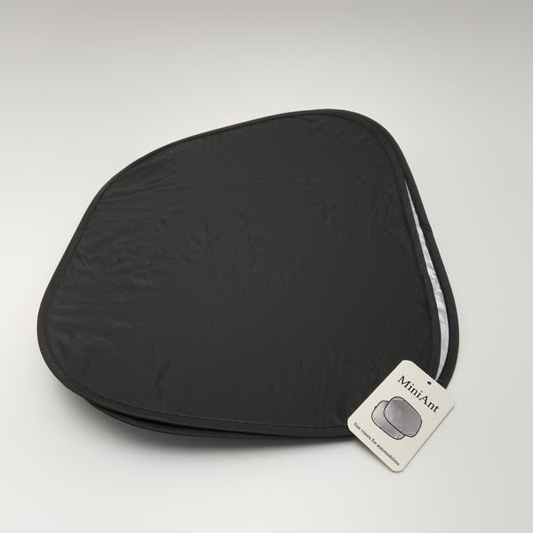 MiniAnt Sun visors for automobiles Foldable Car Windshield Sun Visor Shade, Silver