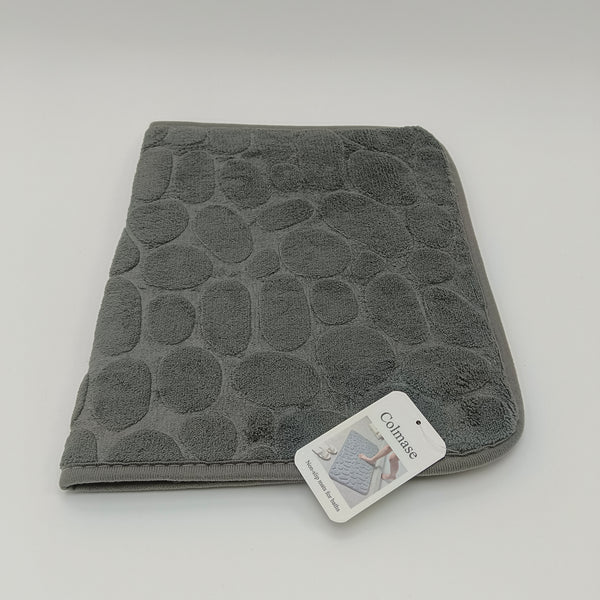 Colmase Non-slip mats for baths Non-Slip Bath Mat, Textured Surface, Beige and Gray