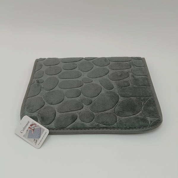 Colmase Non-slip mats for baths Non-Slip Bath Mat, Textured Surface, Beige and Gray