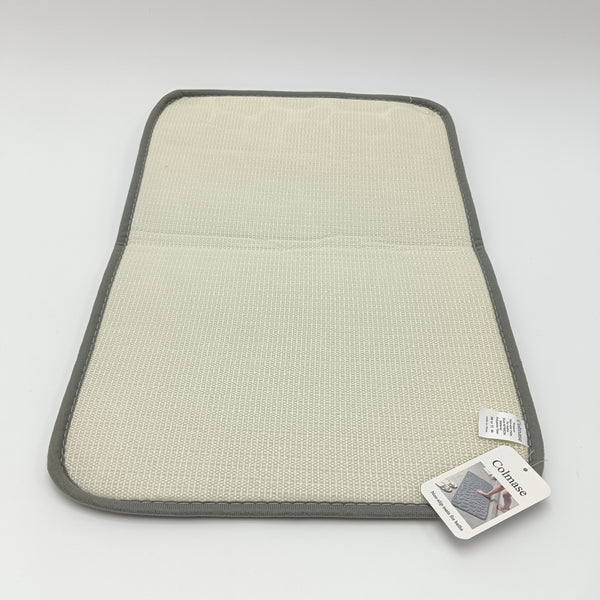 Colmase Non-slip mats for baths Non-Slip Bath Mat, Textured Surface, Beige and Gray