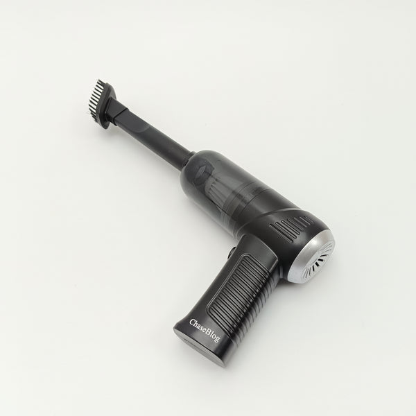 ChaseBlog Vacuum cleaners for household purposes Handheld Vacuum Cleaner with Brush Attachment, Black