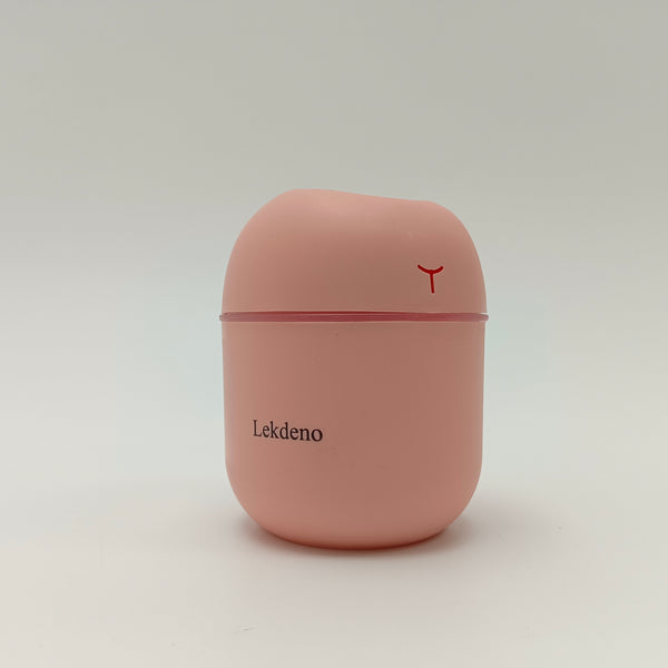 Lekdeno Humidifiers for household purposes Portable Humidifier for Household Use, Pink, USB Rechargeable, Compact Design