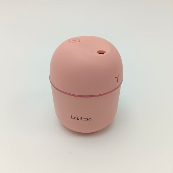 Lekdeno Humidifiers for household purposes Portable Humidifier for Household Use, Pink, USB Rechargeable, Compact Design