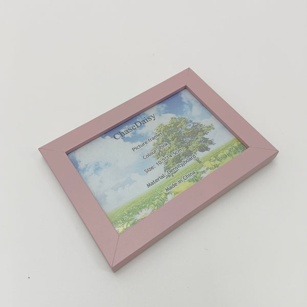 ChaseDaisy Picture frames Pink Picture Frame, 10.5x14.5cm, Density Board, Wall and Tabletop Display