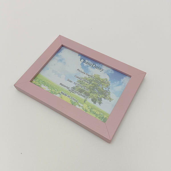 ChaseDaisy Picture frames Pink Picture Frame, 10.5x14.5cm, Density Board, Wall and Tabletop Display
