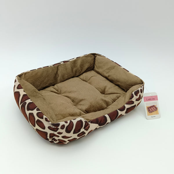 LinkLitte Dog beds Polyester Dog Bed with Giraffe Print Pattern, Size 40x30cm