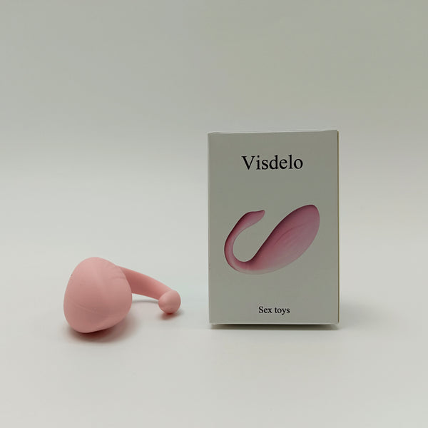 Visdelo Sex toys Silicone Wearable Intimate Device, Pink, Classic Style, 9cm Length