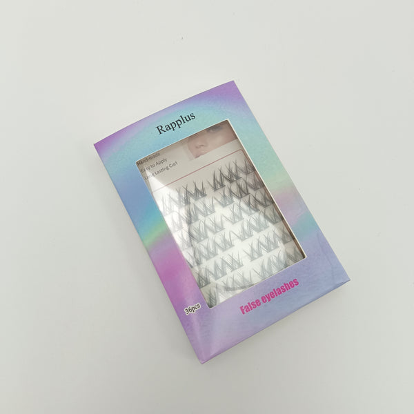 Rapplus False eyelashes Hand-Made, Easy to Apply, Long Lasting Curl, 36 Pieces False Eyelashes