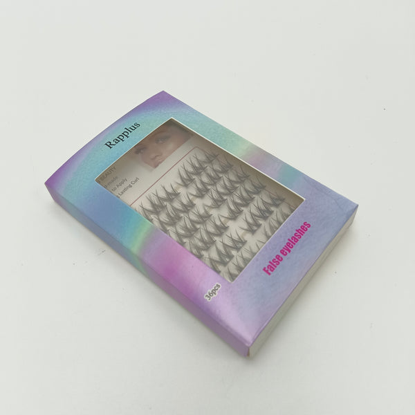 Rapplus False eyelashes Hand-Made, Easy to Apply, Long Lasting Curl, 36 Pieces False Eyelashes