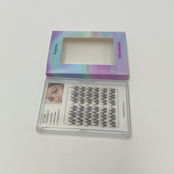 Rapplus False eyelashes Hand-Made, Easy to Apply, Long Lasting Curl, 36 Pieces False Eyelashes