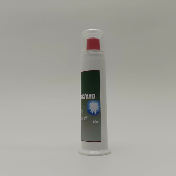 TokBlues Toothpastes Deep Clean Toothpaste, Gel Formula, Pump Dispenser, 80g