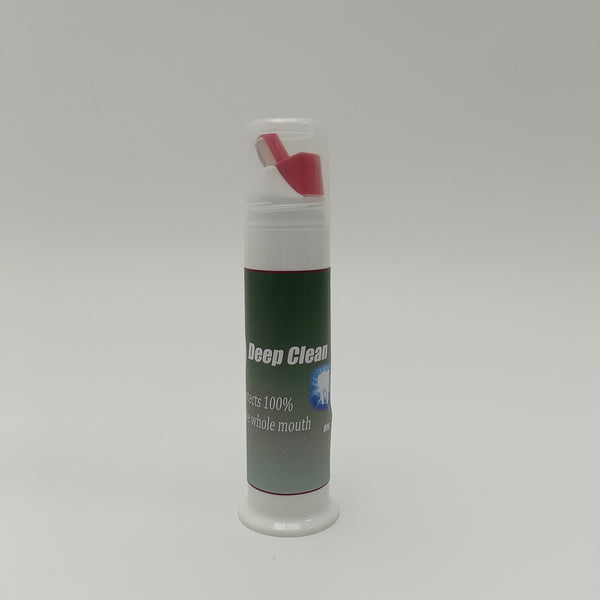 TokBlues Toothpastes Deep Clean Toothpaste, Gel Formula, Pump Dispenser, 80g