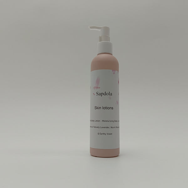 Sapdola Skin lotions Moisturizing Body Lotion for Dry Skin, Scented with Lavender, Rosewood, Clary Sage and Violet, 280ml