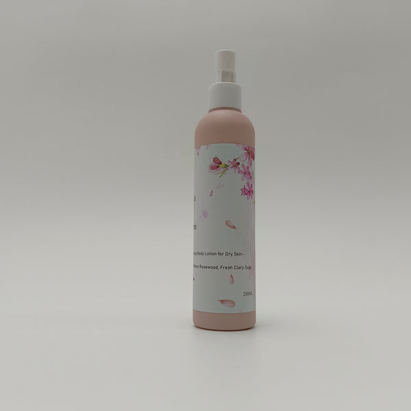 Sapdola Skin lotions Moisturizing Body Lotion for Dry Skin, Scented with Lavender, Rosewood, Clary Sage and Violet, 280ml