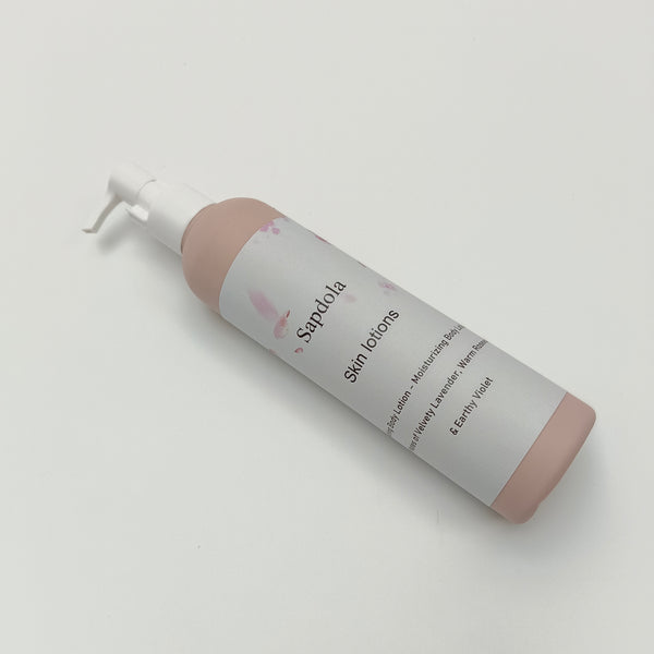 Sapdola Skin lotions Moisturizing Body Lotion for Dry Skin, Scented with Lavender, Rosewood, Clary Sage and Violet, 280ml