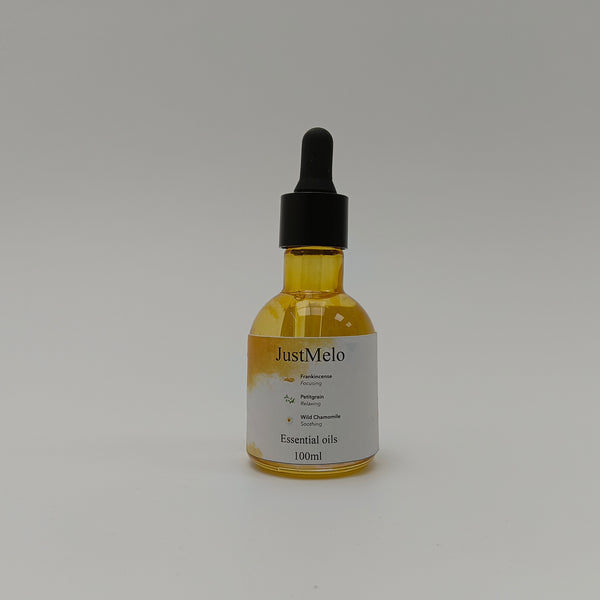 JustMelo Essential oils 100ml Natural Essential Oils, Glass Bottle with Dropper