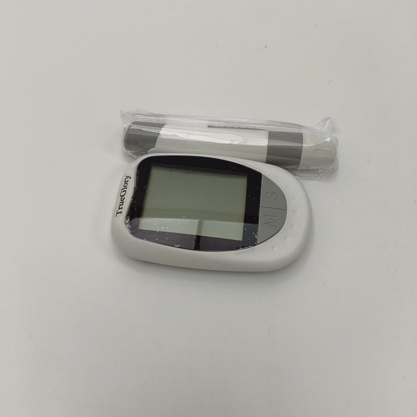 TrueGlory Glucometers Easy to Use Digital LCD Display Glucometer, White