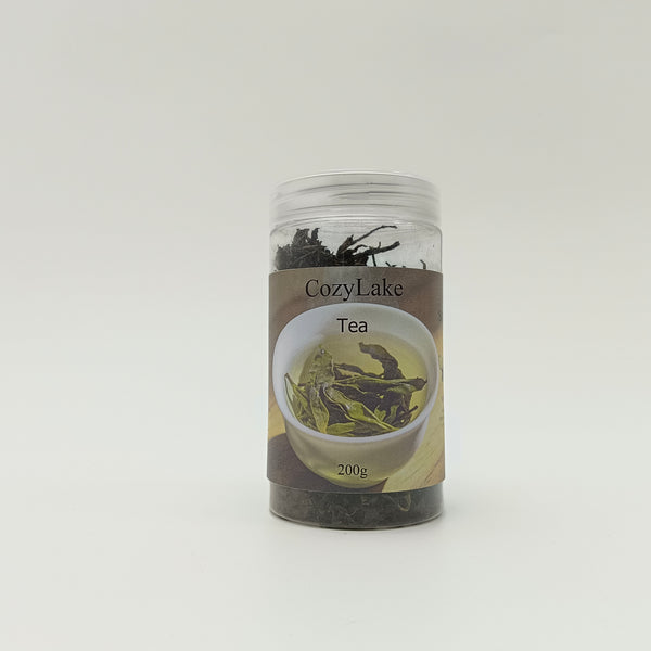 CozyLake Tea 200g Jar Loose Leaf Tea with Steeping Instructions