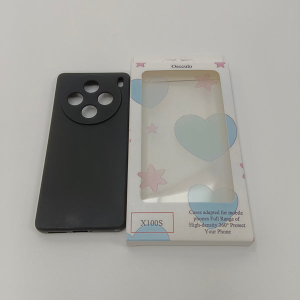 Oscculo Cases for mobile phones Black Protective Cover with Camera Lens Design, High-Density 360° Protection