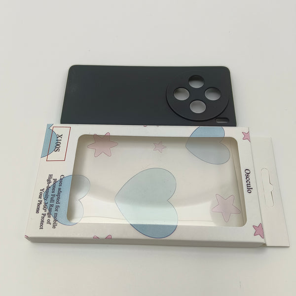 Oscculo Cases for mobile phones Black Protective Cover with Camera Lens Design, High-Density 360° Protection