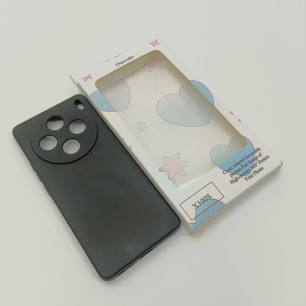 Oscculo Cases for mobile phones Black Protective Cover with Camera Lens Design, High-Density 360° Protection